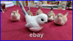 Vintage Porcelain Bird 6 Piece LFZ USSR
