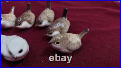 Vintage Porcelain Bird 6 Piece LFZ USSR