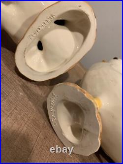 Vintage Set Of Three Doves-signed
