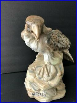 Vintage Tengra large Eagle porcelain figurine statue Rare made in Spain