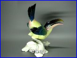 Vintage Toucan Bird Porcelain Figure Karl Ens Germany Art Sculpture Decor Gift