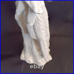 Vintage White Cockatoo Italian Porcelain Life Sized Parrot Mid Century Numbered