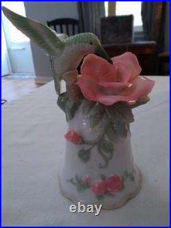 Vintg. 12 Ceramic/porcelain Bird Bells figurines Peter Barett apprx. 4.5 5