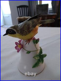 Vintg. 12 Ceramic/porcelain Bird Bells figurines Peter Barett apprx. 4.5 5