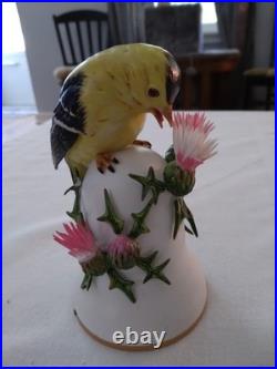 Vintg. 12 Ceramic/porcelain Bird Bells figurines Peter Barett apprx. 4.5 5