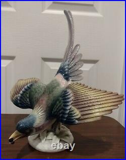 Vista Alegre Passaros Blue Bird 15.5 Porcelain Statue Figure Portugal Beautiful