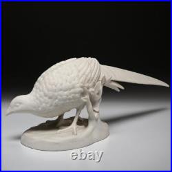 Vista Alegre Portugal Vintage White Porcelain Pheasant Bird Figurine 15l