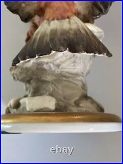 VtG Amazing Detailed Capodimonte 9.5 Tall Figurine/ Sculpture Bald Eagle on Sno