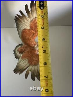 VtG Amazing Detailed Capodimonte 9.5 Tall Figurine/ Sculpture Bald Eagle on Sno