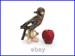 Vtg Goebel West Germany Figurine Jay Bird CV 94 1968 Porcelain Glossy Eichelhähe