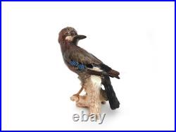 Vtg Goebel West Germany Figurine Jay Bird CV 94 1968 Porcelain Glossy Eichelhähe