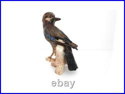 Vtg Goebel West Germany Figurine Jay Bird CV 94 1968 Porcelain Glossy Eichelhähe