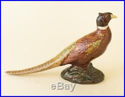 Vtg Rosemeade Pottery Male Pheasant Statue Figure Cock Bird 7 x 12 Large