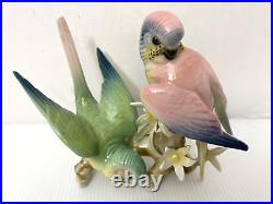 Wilhelm Rittirsch Dresden Porcelain Parakeet Parrot Bird Figurine Not Karl Ens