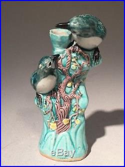 Wonderful 19th Century Chinese Porcelain Spill Vase with Birds