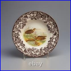 Woodland Spode Bread Salad Plates & Flat Soup Cup Lapwing Pheasant Pintail Duck