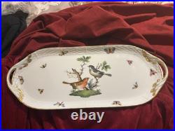 You Have Been Waiting For This Herend HP Birds & Butterflies 14 Sandwich Tray