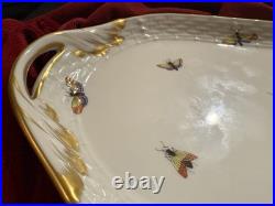 You Have Been Waiting For This Herend HP Birds & Butterflies 14 Sandwich Tray