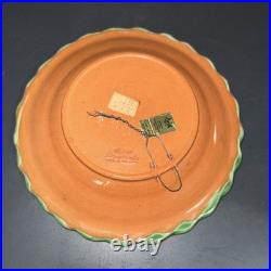 Zsurizte Hungary Wall Plate Bird 9 Folk Hand Painted Porcelain Countrycore